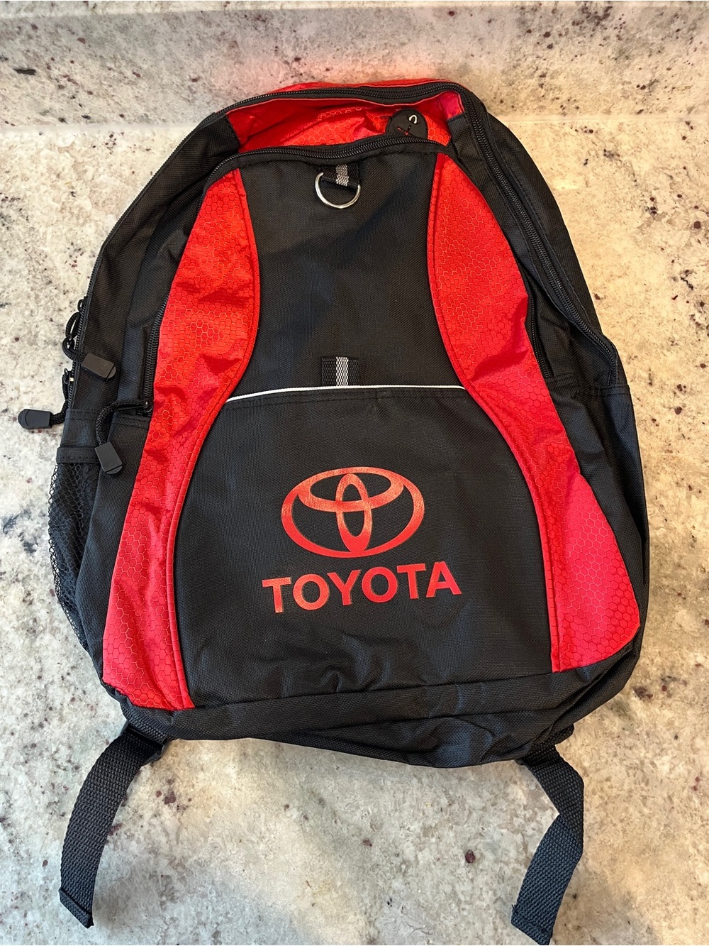 Lightly used Black And Red Toyota Backpack